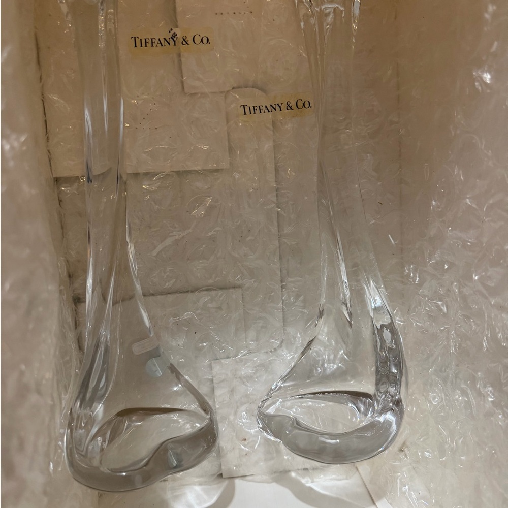Tiffany & Co. Crystal Clear Vases